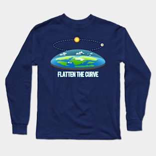 Flatten The Curve Long Sleeve T-Shirt